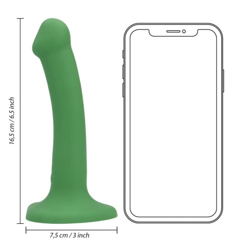 Dyskretny Wibrator w Formie Dildo – Mały – Leśna Zieleń