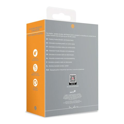 Obrotowy Stymulator Prostaty z Pilotem – Gotham Grey