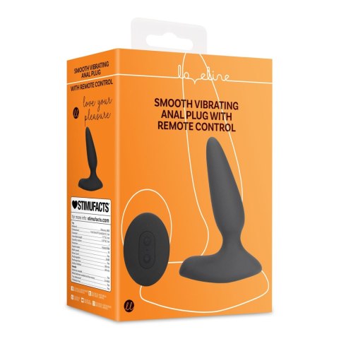 Aksamitny Wibrujący Plug Analny z Pilotem