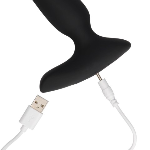 Aksamitny Wibrujący Plug Analny z Pilotem