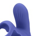 Pierścień Erekcyjny Tamiya Blue z Wibracjami i Stymulacją Łechtaczki