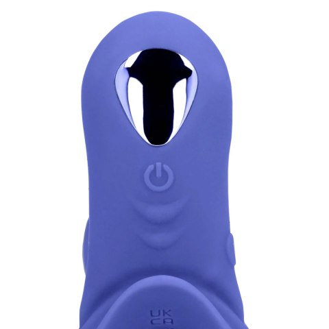 Pierścień Erekcyjny Tamiya Blue z Wibracjami i Stymulacją Łechtaczki