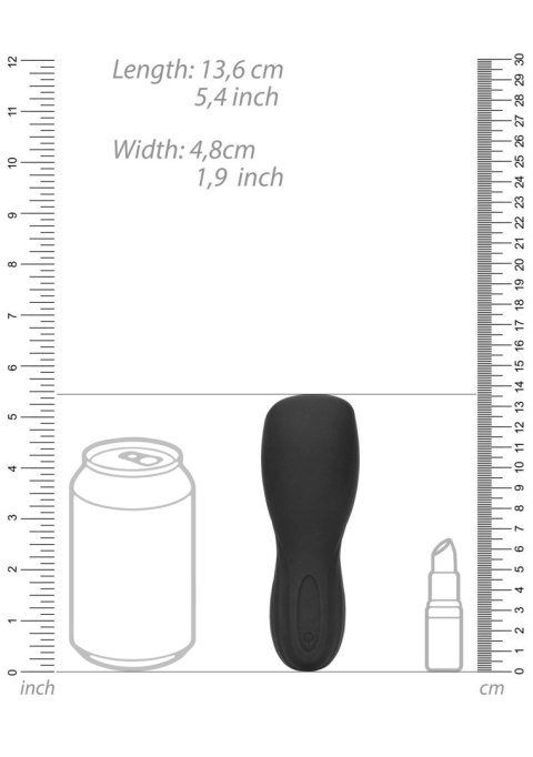 Wibrujący Stymulator Męski 'Licorice Black'