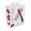 Elegancki Wibrator Szminka Candy z Dwoma Końcówkami - Różowy