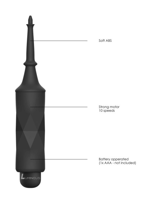 Circe – Elegancki Wibrator Pociskowy z Nakładką – 10 Trybów Wibracji – Czarny