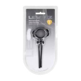 Regulowany Silikonowy Pierścień Erecyjny Lasso LEVELZ – 5mm, Czarny