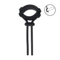 Regulowany Silikonowy Pierścień Erecyjny Lasso LEVELZ – 5mm, Czarny