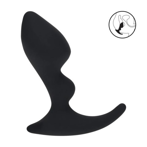 Masażer prostaty LEVELZ Double Ripple - Czarny