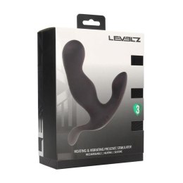 Podgrzewany i Wibrujący Silikonowy Stymulator Prostaty – Czarny