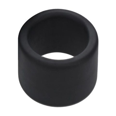 Elegancki Silikonowy Rozciągacz Jąder Levelz – Rozmiar L (34mm), Czarny