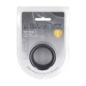 Elegancki Silikonowy Rozciągacz Jąder Levelz – Rozmiar L (34mm), Czarny