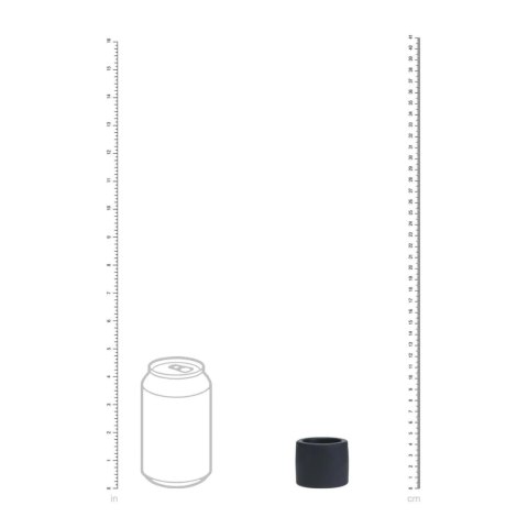 Elegancki Silikonowy Rozciągacz Jąder Levelz – Rozmiar L (34mm), Czarny