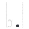 Elegancki Silikonowy Rozciągacz Jąder LEVELZ - M, 34mm - Czarny