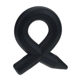 Silikonowy Pierścień Erekcyjny Pencil - Czarny