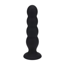 Luksusowy poczwórny korek analny z grzechotką Rattle – XL, czarny