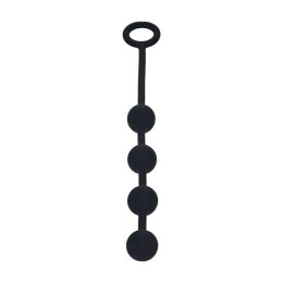 Silikonowe Kulki Analne LEVELZ – Rozmiar S, 20mm, Czarne