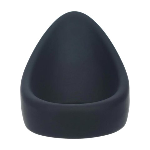 Silikonowy pierścień erekcyjny Teardrop – Czarny