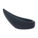 Silikonowy pierścień erekcyjny Teardrop – Czarny