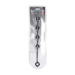 Zmysłowe Silikonowe Kulki Analne Waterdrop M – 30 mm – Czarne