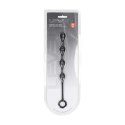 Zmysłowe Silikonowe Kulki Analne Waterdrop – Czarne, Rozmiar S (20 mm)