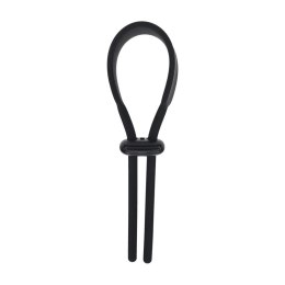 Regulowany Silikonowy Pierścień Erektcyjny Lasso 5mm – Czarny