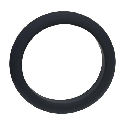 Silikonowy pierścień erekcyjny Wide O – L (42mm), czarny
