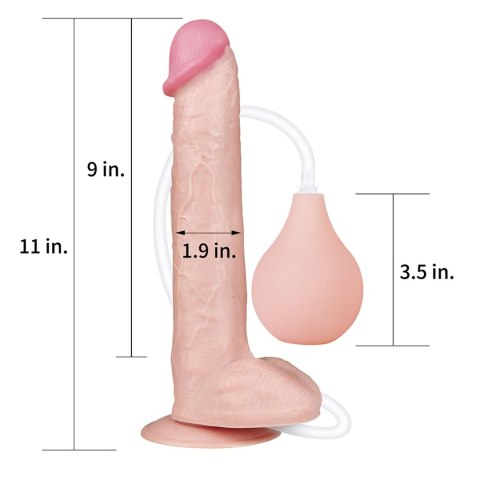 Dildo 'Squirt Extreme' z Funkcją Tryskania 28 cm
