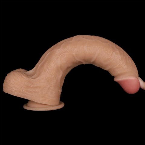 Wibrujący Realistyczny Dildo Power Basics 28 cm