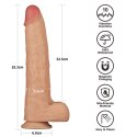 Wibrujący Realistyczny Dildo Power Basics 28 cm