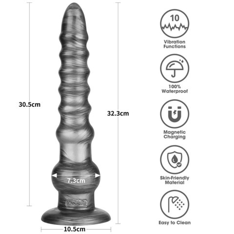 Vibrax Slider – Królewski Wibrator XXL z 10 Trybami