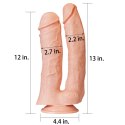 12'' Realistyczne Mega Podwójne Dildo