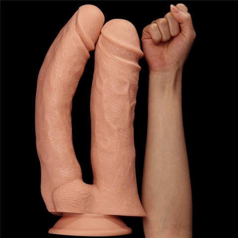 12'' Realistyczne Mega Podwójne Dildo