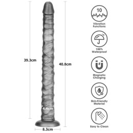 Imponujący Wibrujący Slider Vibrax 40,6 cm