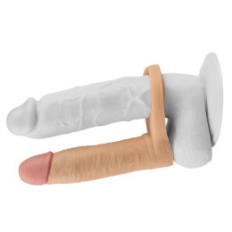 Realistyczny dildo analny do podwójnej penetracji - Ultra Miękki, 14.7 cm