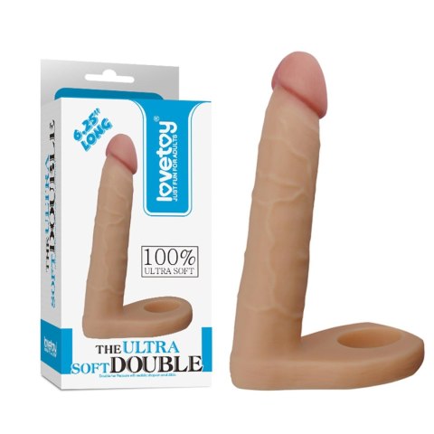Aksamitnie Miękki Dildo Analny dla Podwójnej Przyjemności (15,8 cm)