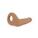 Aksamitnie Miękki Dildo Analny dla Podwójnej Przyjemności (15,8 cm)