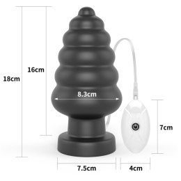 Potężny Wibracyjny Stymulator Analny King Size 7