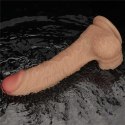 Wibrujące Realistyczne Dildo Power Basics o długości 21,6 cm