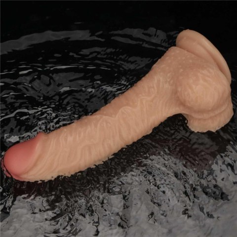 Wibrujące Realistyczne Dildo Power Basics o długości 21,6 cm