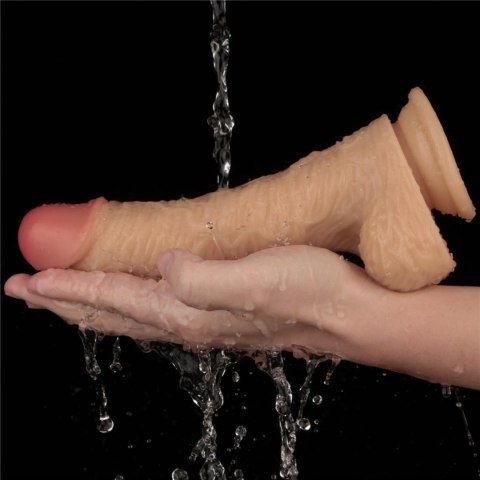 Wibrujące Realistyczne Dildo Power Basics o długości 21,6 cm