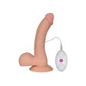 Luksusowe Wibrujące Dildo Ultra Soft Dude 8.8 cala