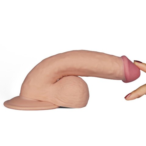 Luksusowe Wibrujące Dildo Ultra Soft Dude 8.8 cala