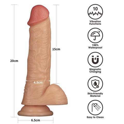 Wibrujące Dildo Realistyczne Power Basics 20 cm