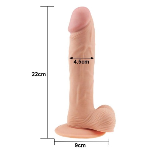 9-calowe ultra miękkie dildo The Dude