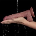 Wibrujący, Realistyczny Fallus o Podwójnej Gęstości 22,8 cm