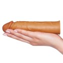 Add 1" Pleasure X Tender – Przedłużka penisa w kolorze brązowym