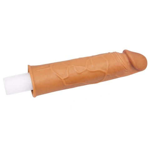 Add 1" Pleasure X Tender – Przedłużka penisa w kolorze brązowym