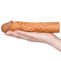 Add 2" Pleasure X Tender – Realistyczna nakładka na penisa, brązowa