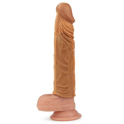 Add 2" Pleasure X Tender – Realistyczna nakładka na penisa, brązowa