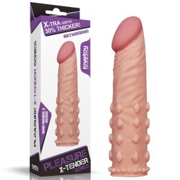Nakładka przedłużająca penisa X Tender Flesh – 2 cale dodatkowej rozkoszy